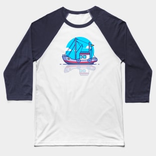 Trawler Boat Baseball T-Shirt